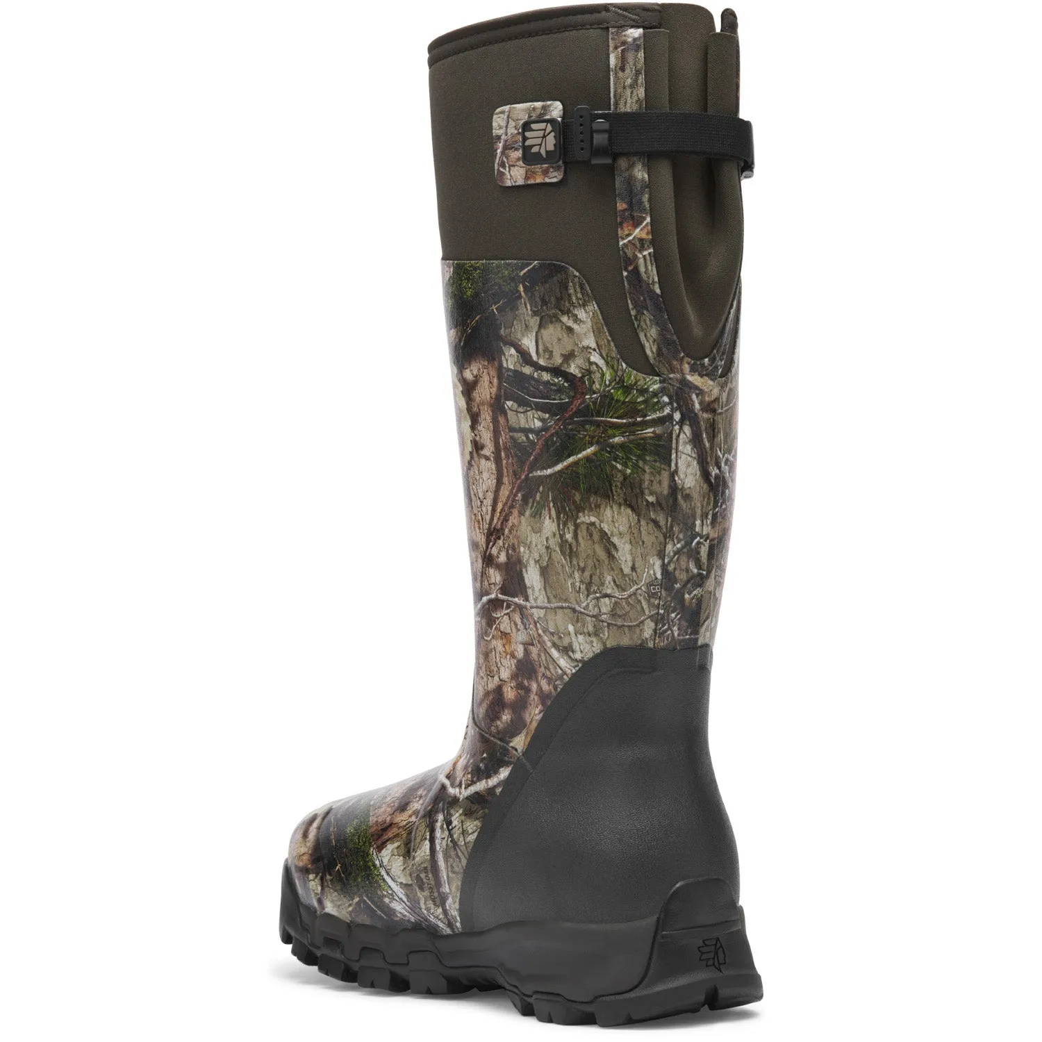 Lacrosse Mens Alphaburly Pro 1600G Mossy Oak Country DNA Rubber Hunting Boots