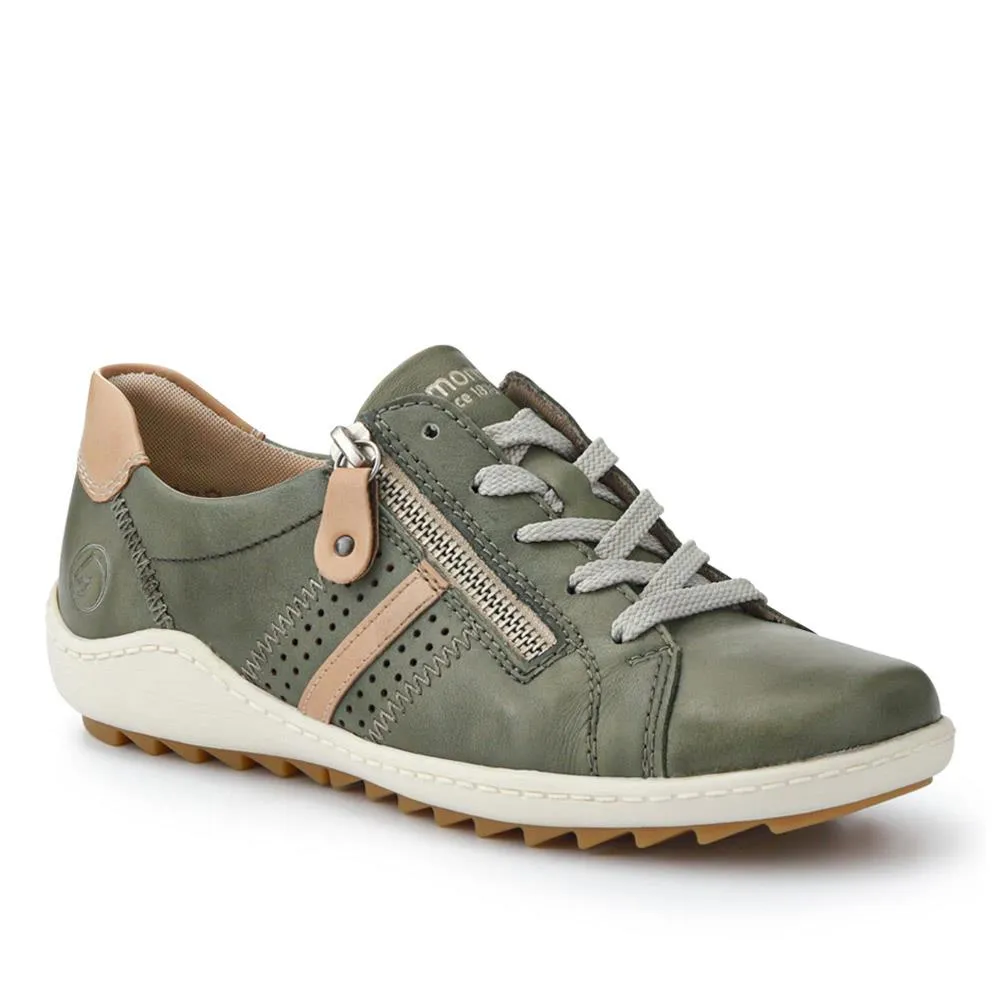 Leather Lace-Up Trainers - DRS41503 / 326 857