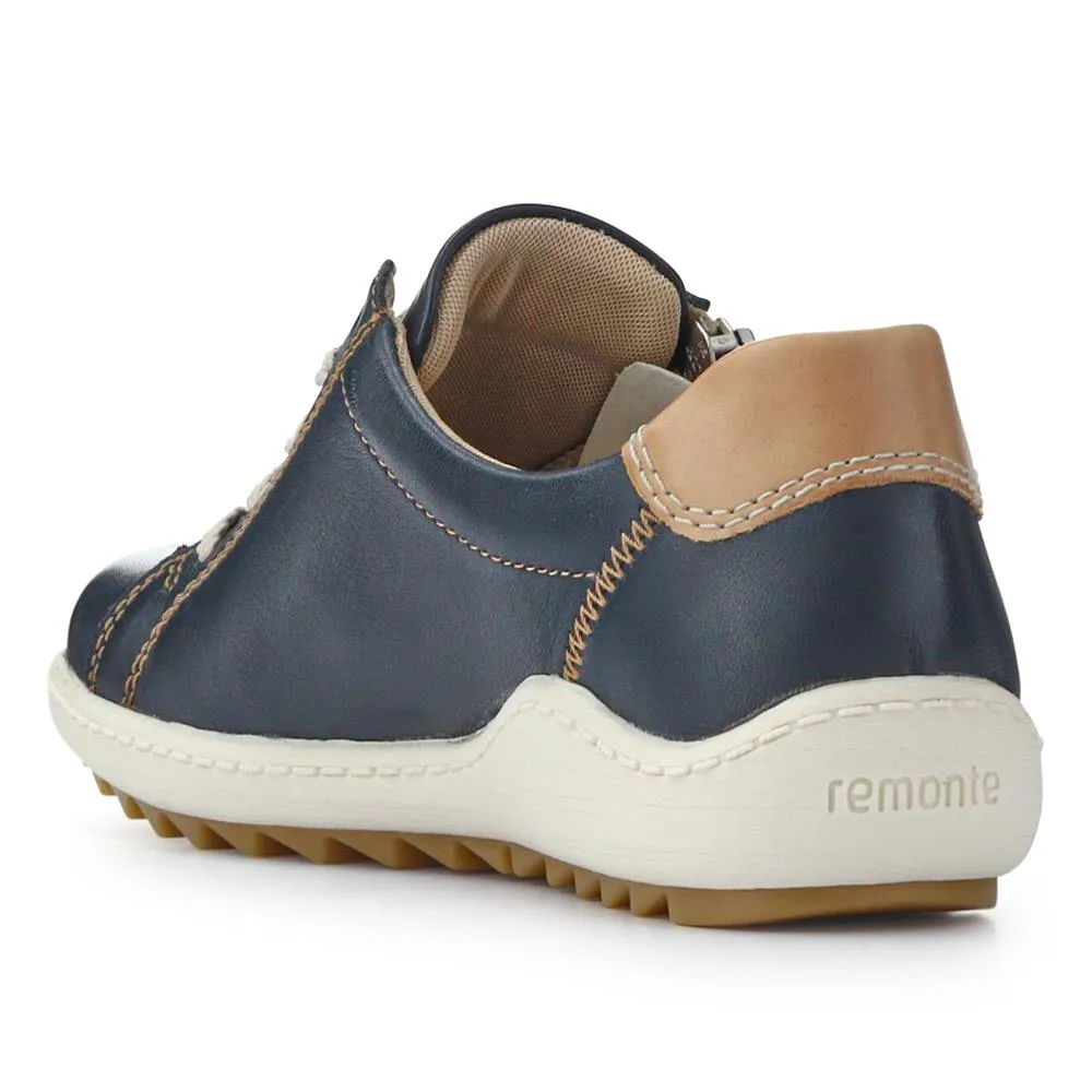 Leather Lace-Up Trainers - DRS41503 / 326 857