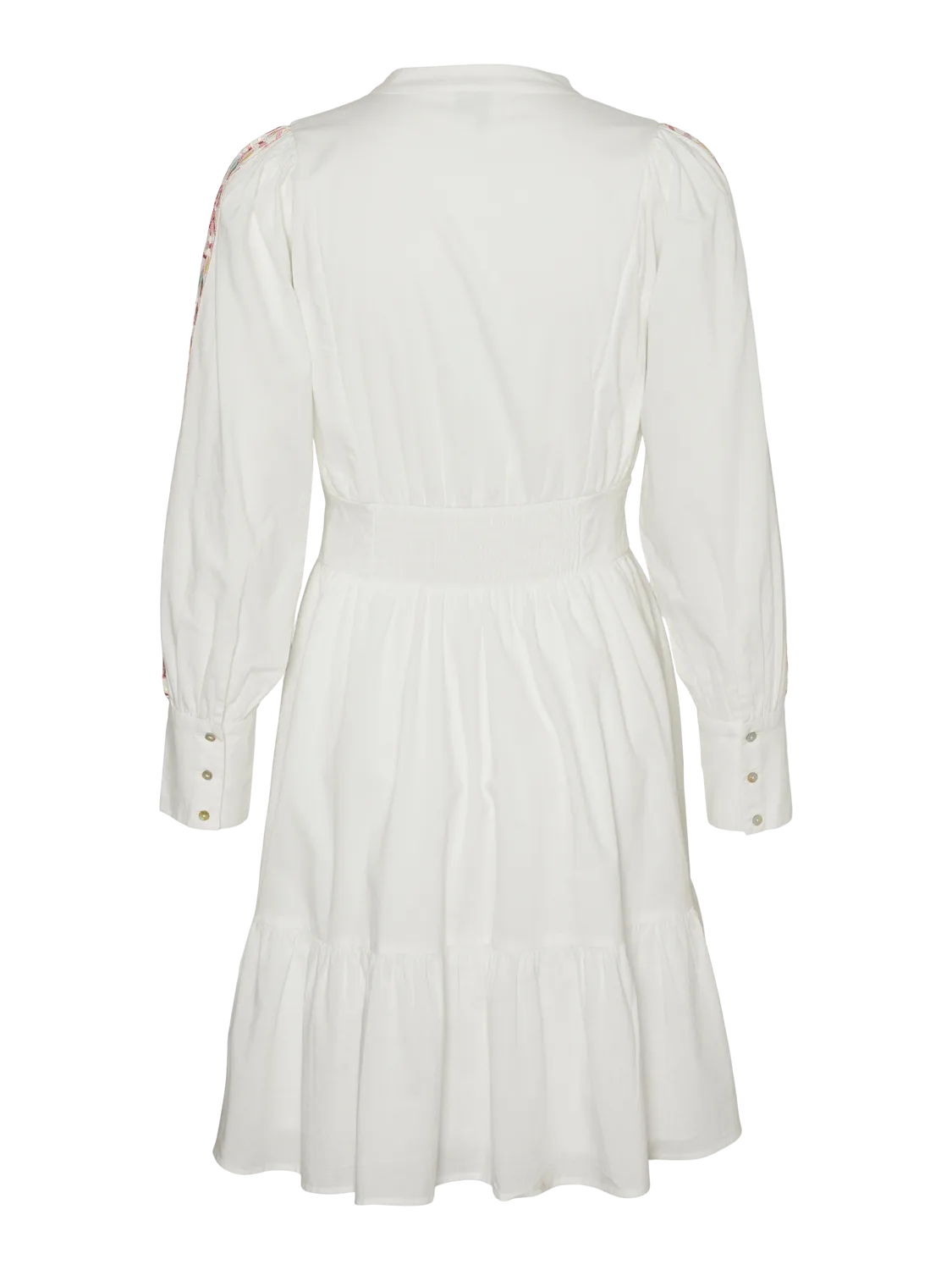 LILIA Boho Folk Embroidered Short Dress