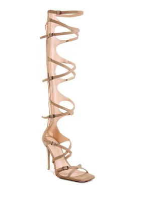 London Rag Gossip Strappy Stiletto Heels