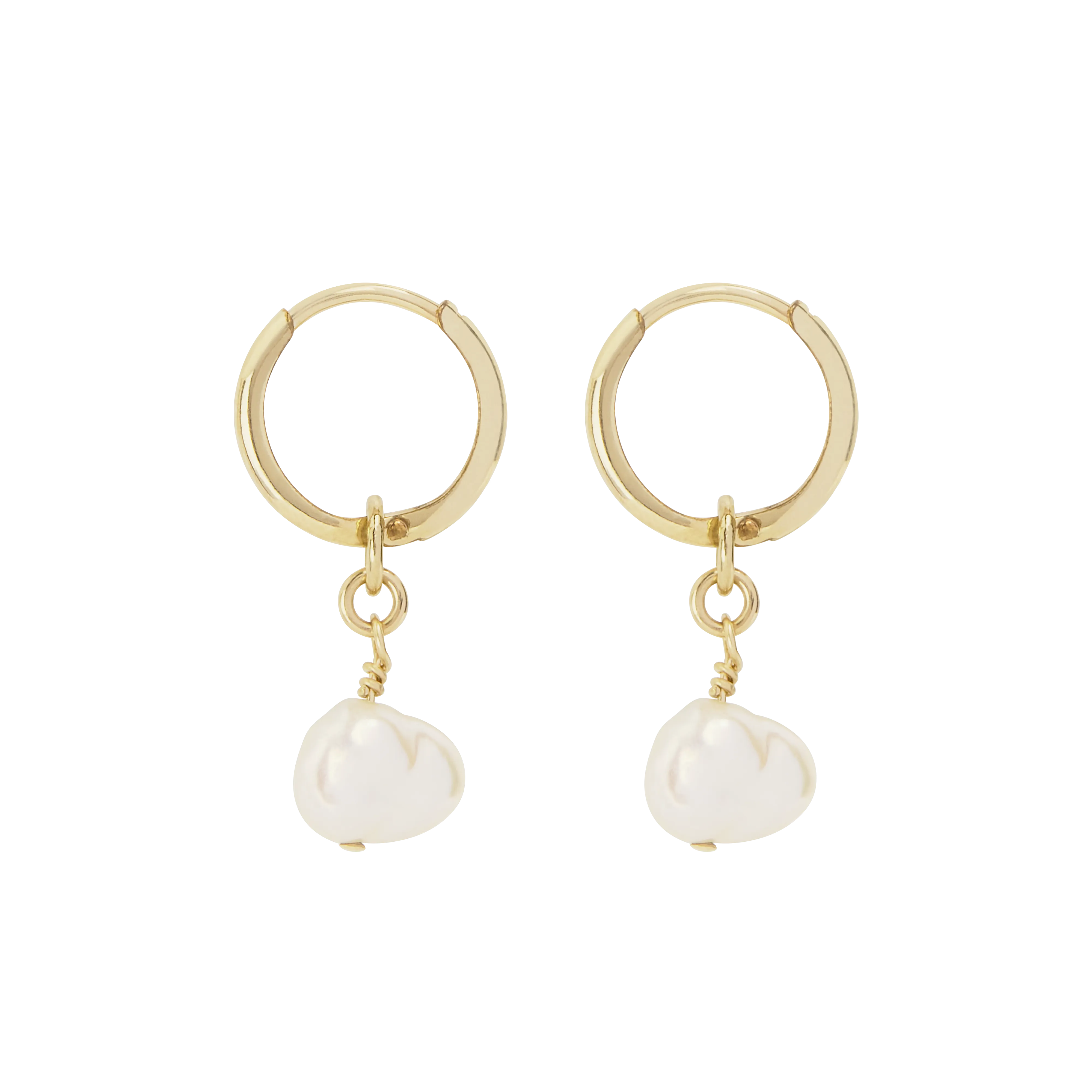 Lucia Mini Hoop Earrings - Gold