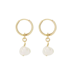 Lucia Mini Hoop Earrings - Gold