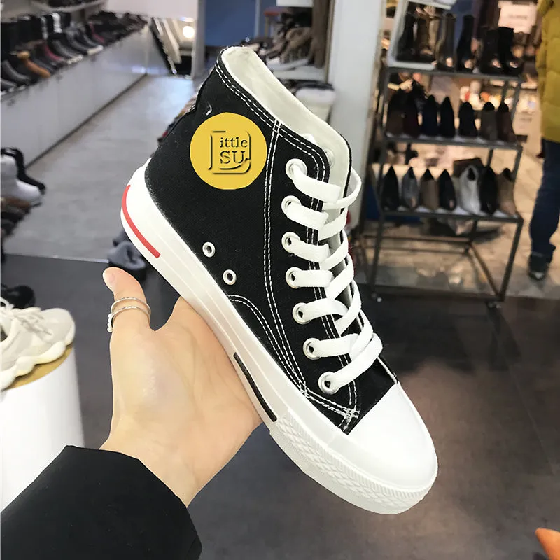 LUXE SEVEN DESIGN HIGH TOP TRAINERS