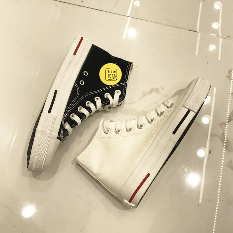 LUXE SEVEN DESIGN HIGH TOP TRAINERS