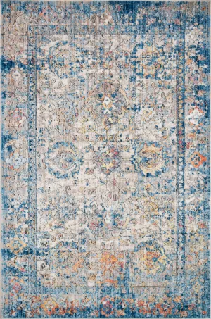 Medusa Rug in Blue & Multi