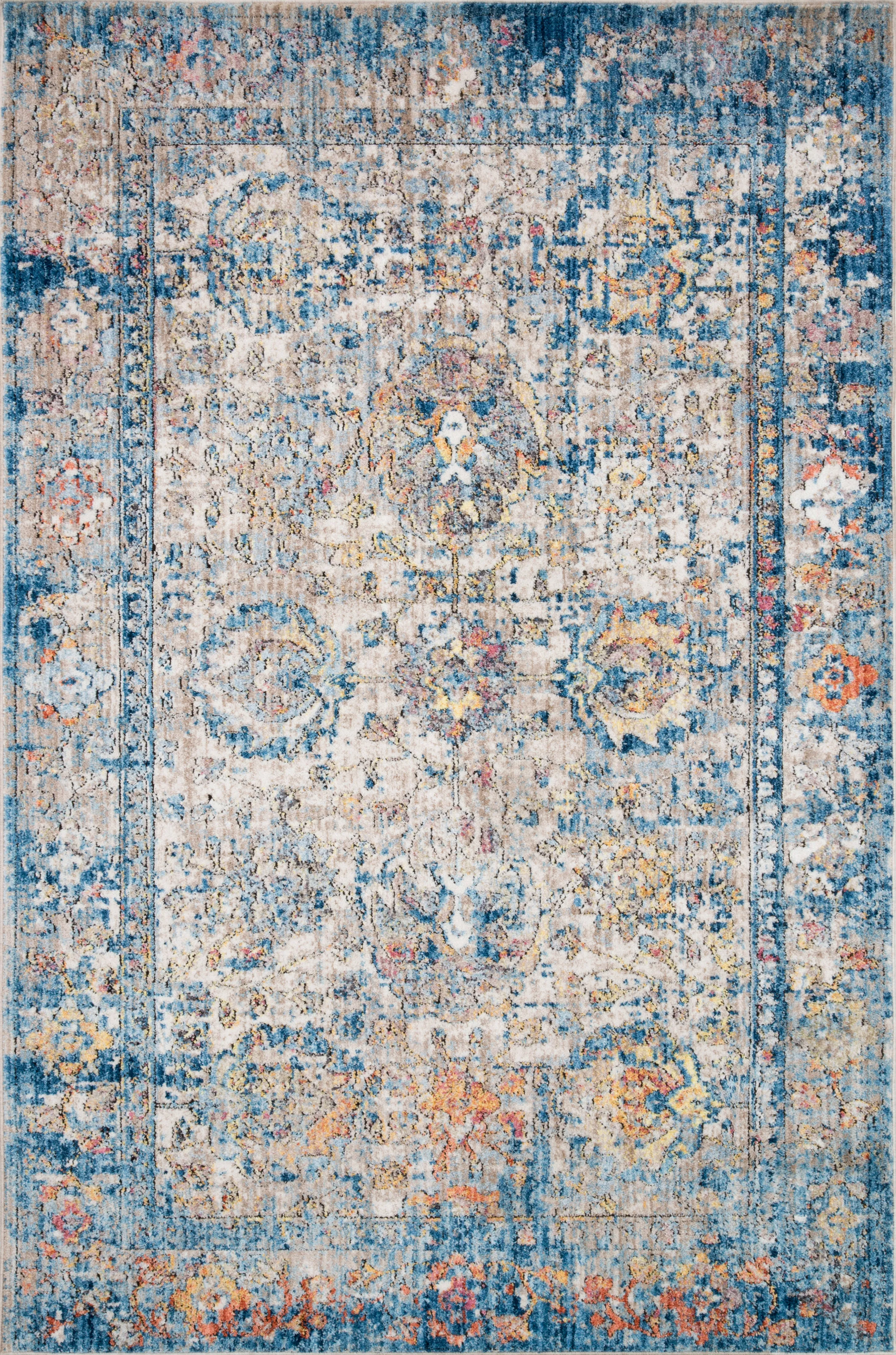 Medusa Rug in Blue & Multi