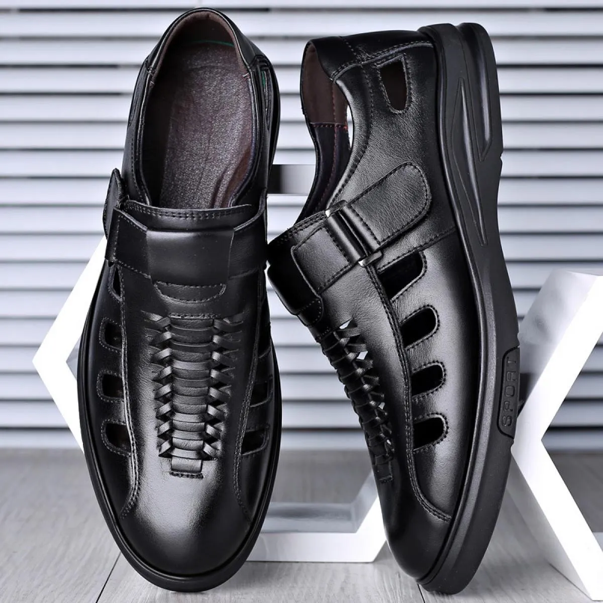 Men's Genuine Leather Sandals