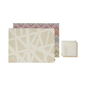 missoni home | marea nastri placemat   napkin set | colour 100