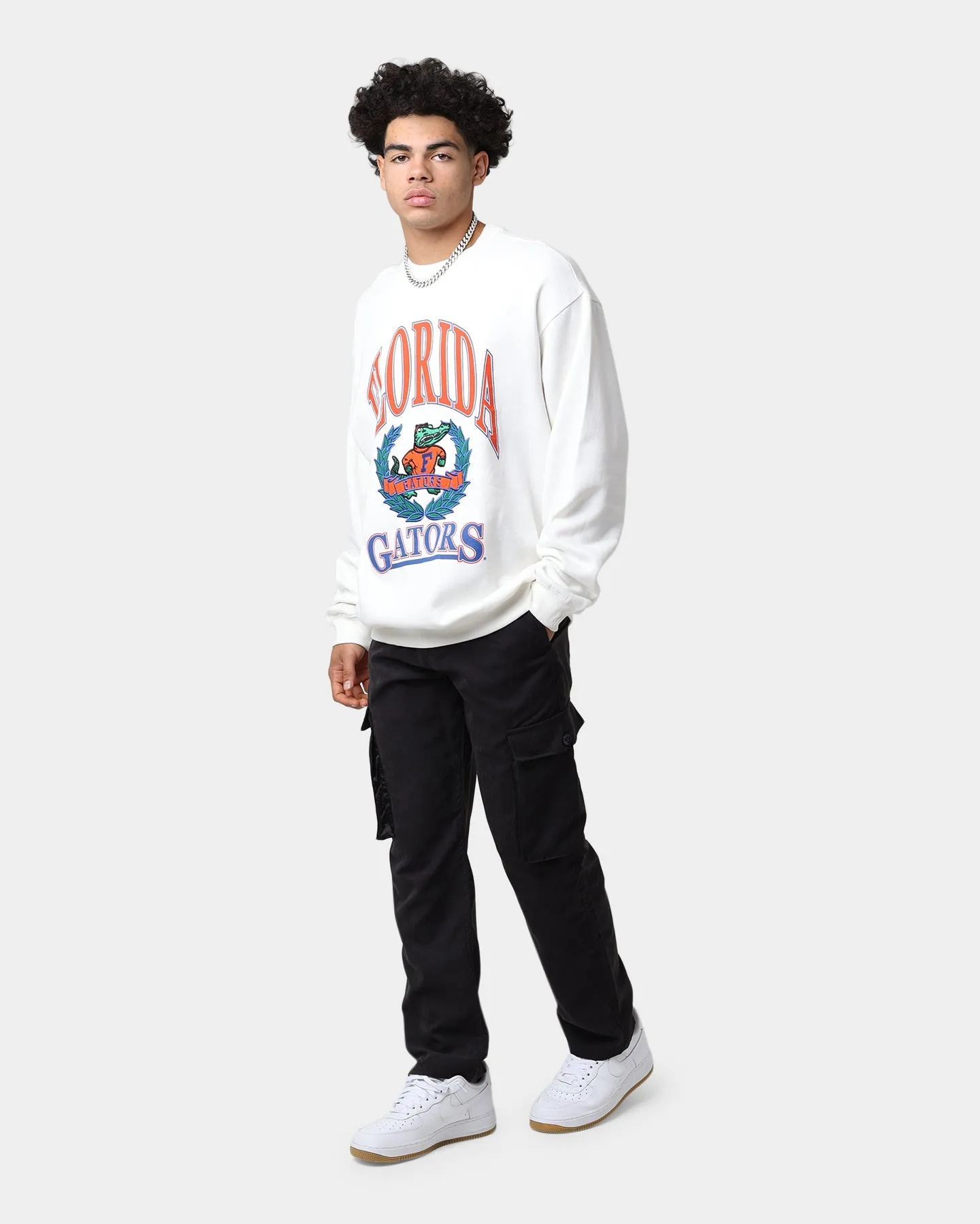 National Collegiate Athletic Association Florida Gators Mascot Vintage Crewneck Vintage White