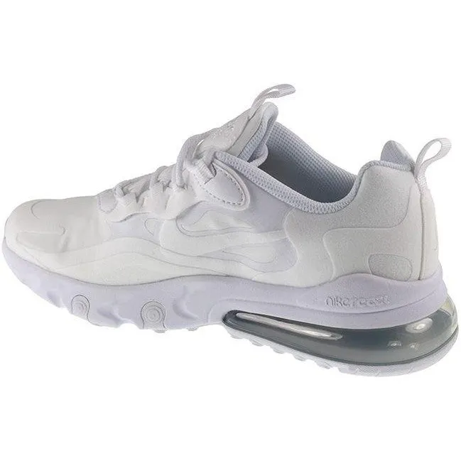 Nike Shoes Juniors Air Max 270 React White Metallic Silver