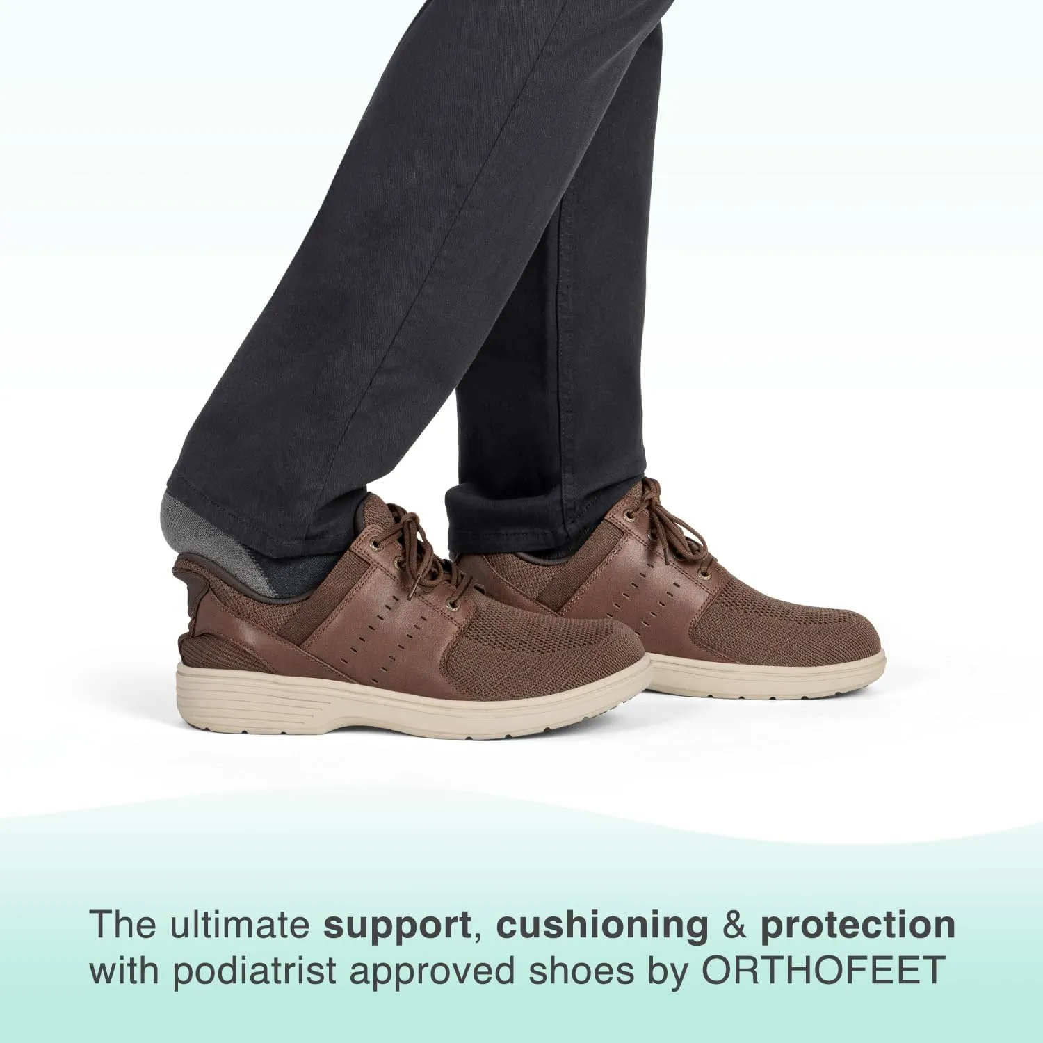 Orthofeet Men's Orthopedic Siron Hands-Free Casual Shoe