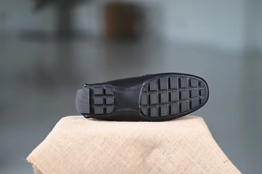 OS - CNS D207 Smooth Black Moccasins