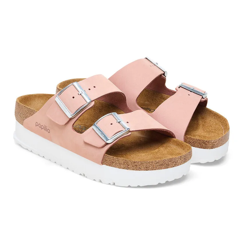 Papillio by Birkenstock Arizona Platform Soft Pink Sandal
