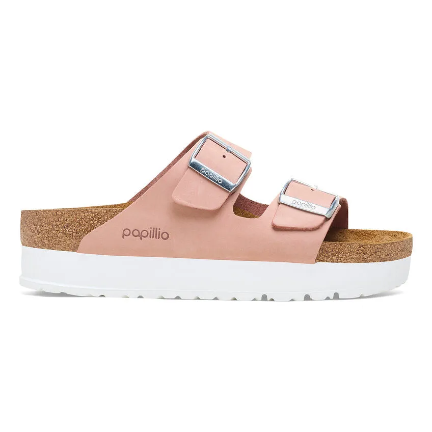 Papillio by Birkenstock Arizona Platform Soft Pink Sandal