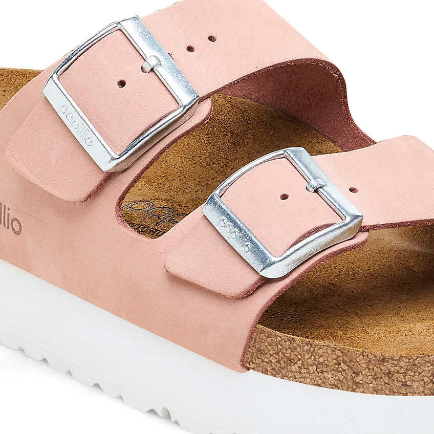 Papillio by Birkenstock Arizona Platform Soft Pink Sandal