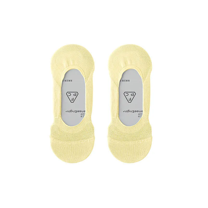 Plus Size Summer Ice Silk No Show Socks(6 Pairs)
