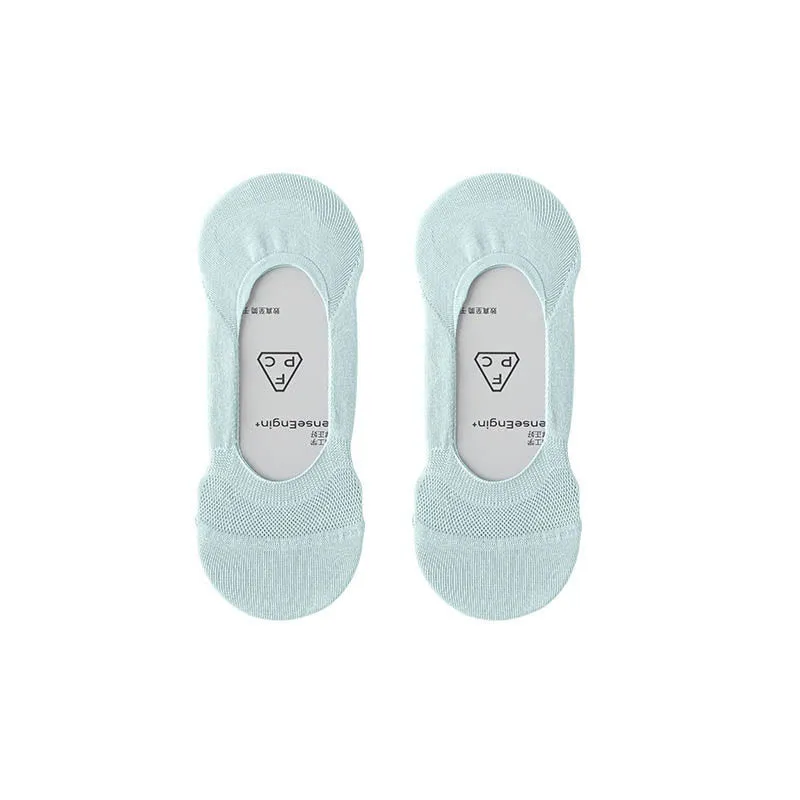 Plus Size Summer Ice Silk No Show Socks(6 Pairs)