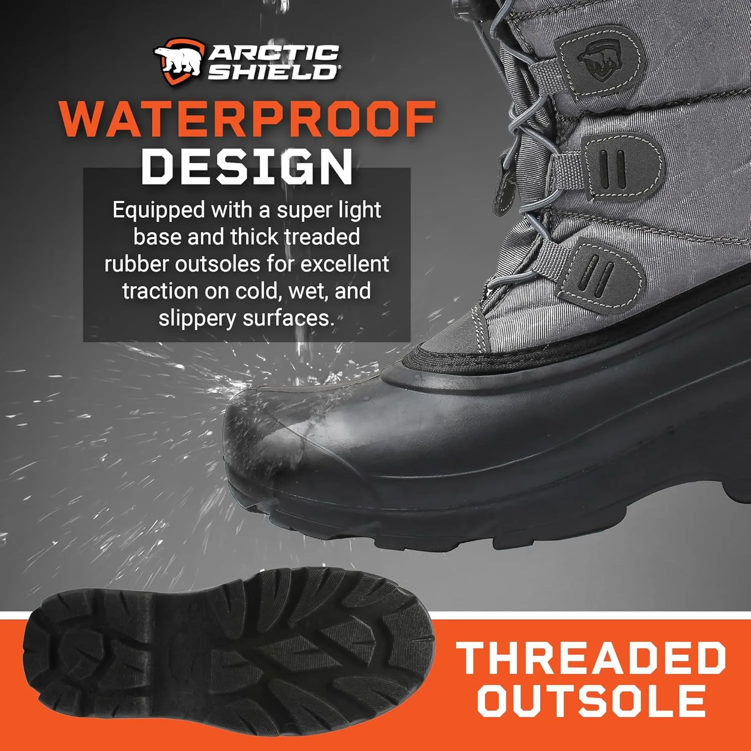Polar Fur Accented Womens Winter Boots for Women with Heat Retain Technology - Warm Waterproof Insulated Snow Boots Rated to -20 F