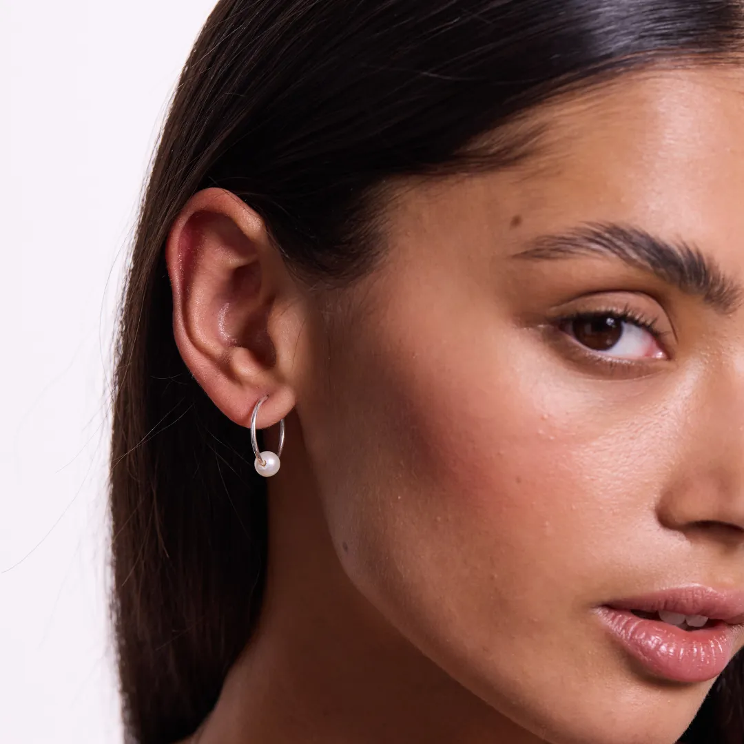 (PRE-ORDER) Naomi Earrings 18mm - Silver