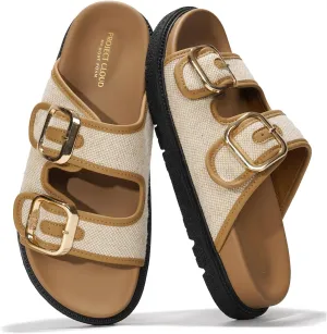 Project Cloud Platform Sandals Women Footwear - Comfortable Summer Slides Memory foam Insole with Adjustable Straps - Casual Wear Womens Sandals (Sharl)