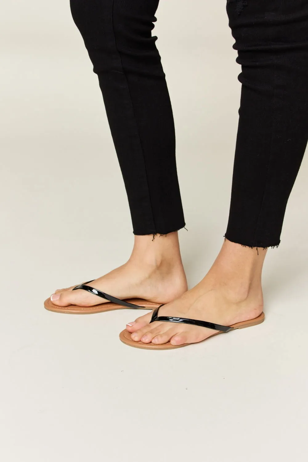 PU Leather Open Toe Sandals for Women