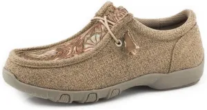 ROPER Kids Chillin Tan Tooled Casual Shoe