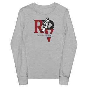 Runners of the Valley Grey Youth long sleeve tee