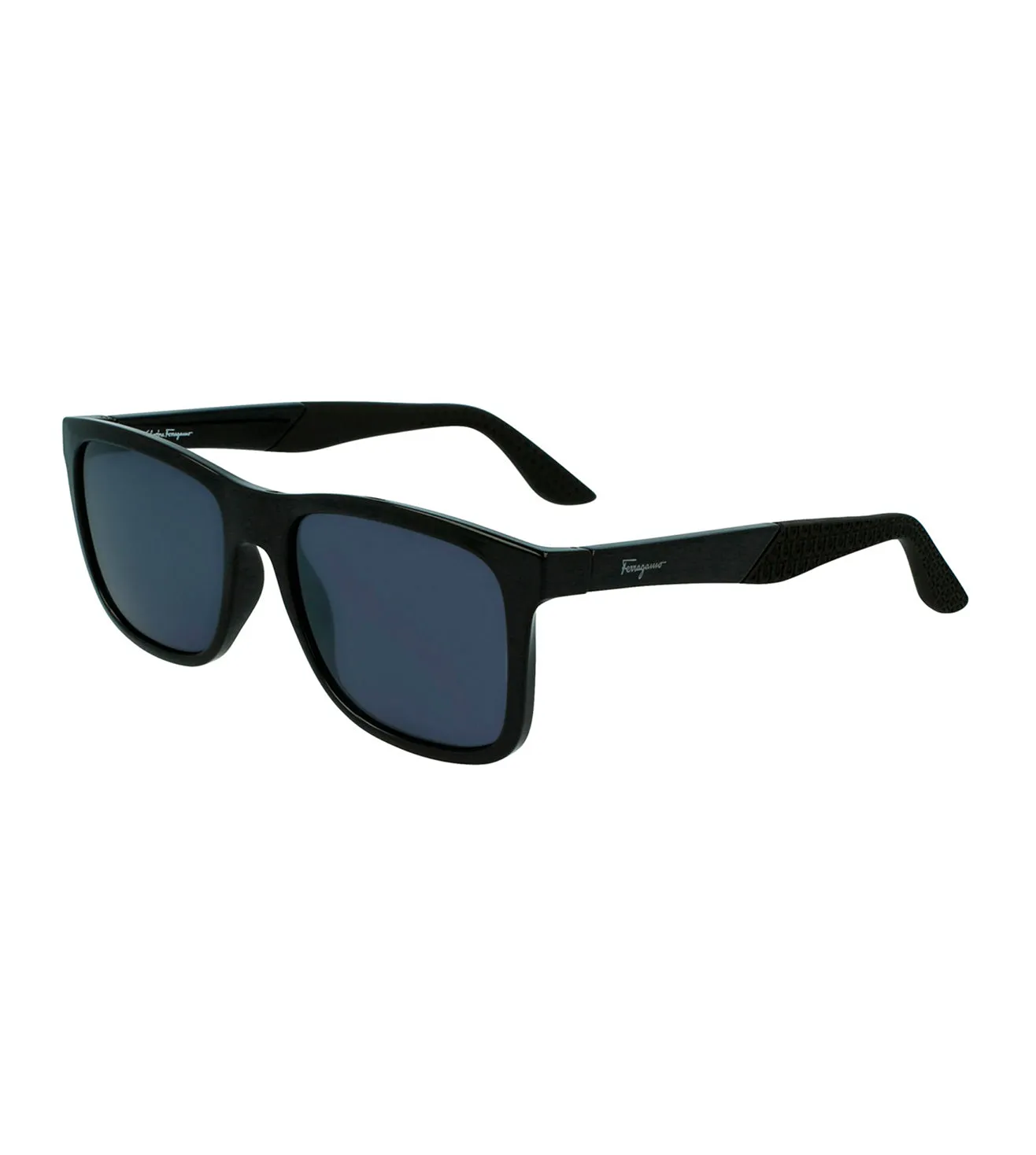 Salvatore Ferragamo Men's Black Shaded Square Sunglasses