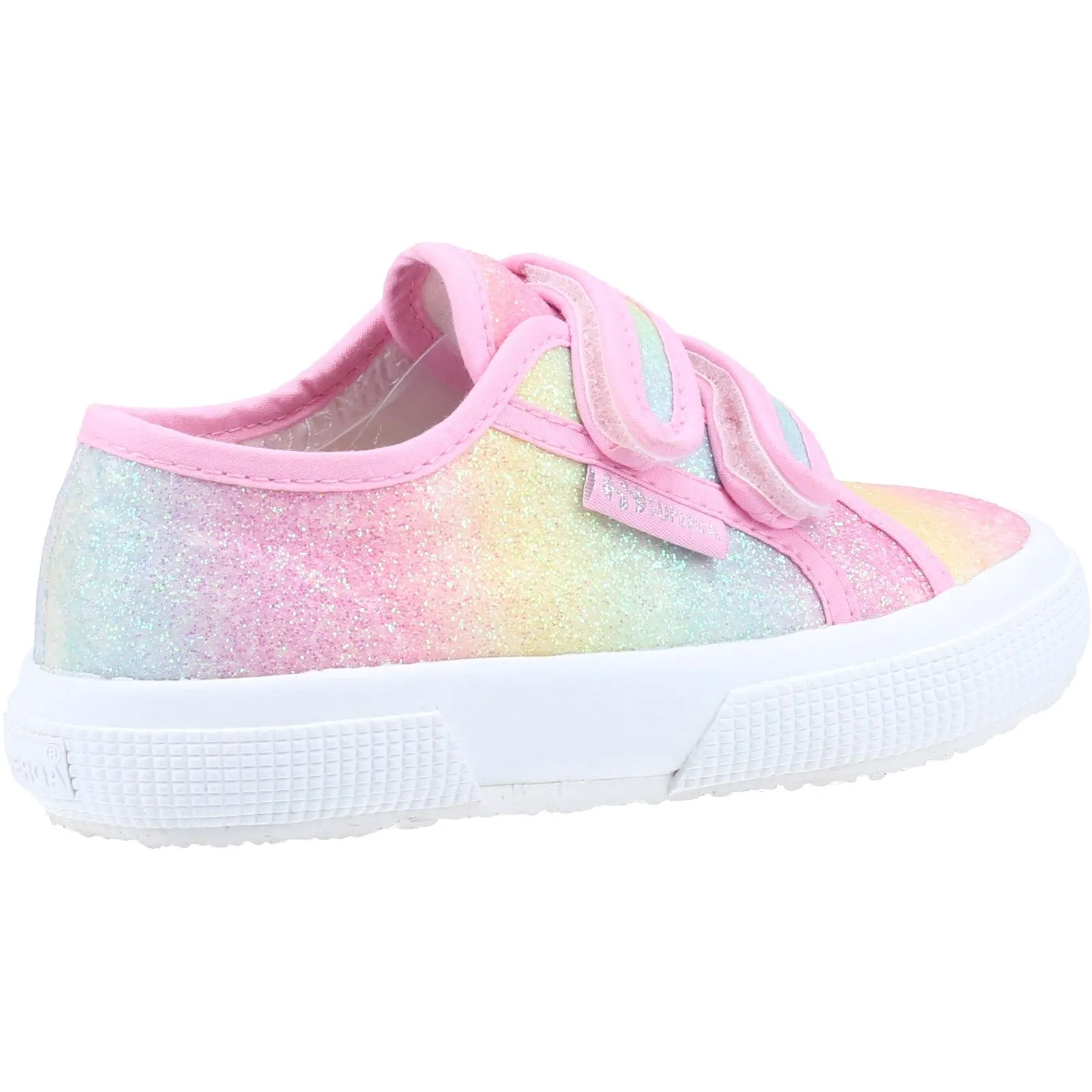 Superga Kids Unisex 2750 Iridescent Trainers - Pink