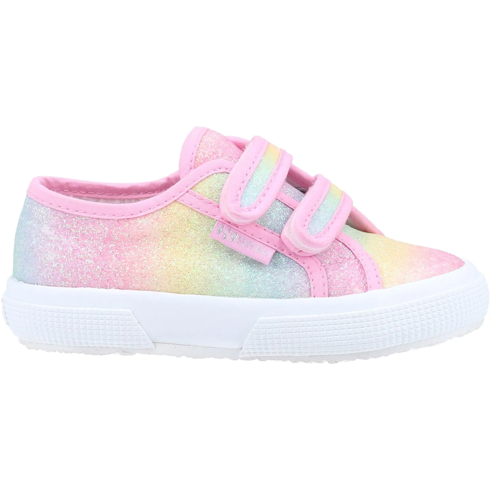 Superga Kids Unisex 2750 Iridescent Trainers - Pink