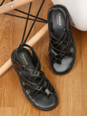 Tealwood Men Leather Comfort Sandal