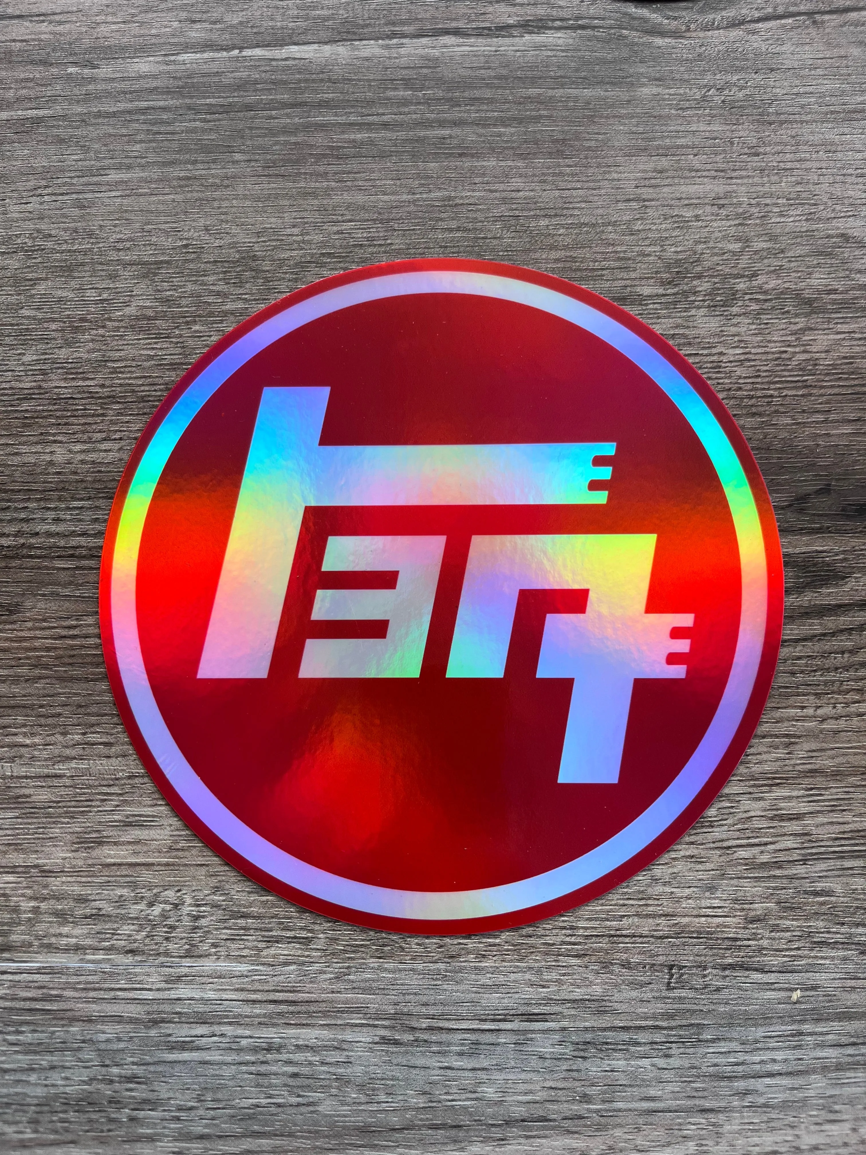 TEQ Toyota Old School Logo Heavy Duty Bumper Sticker Decal