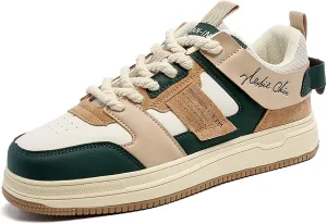 TERBOFIN Low Top Skate Shoes for Men Fashion Sneakers Walking Shoes Comfortable Casual Non Slip