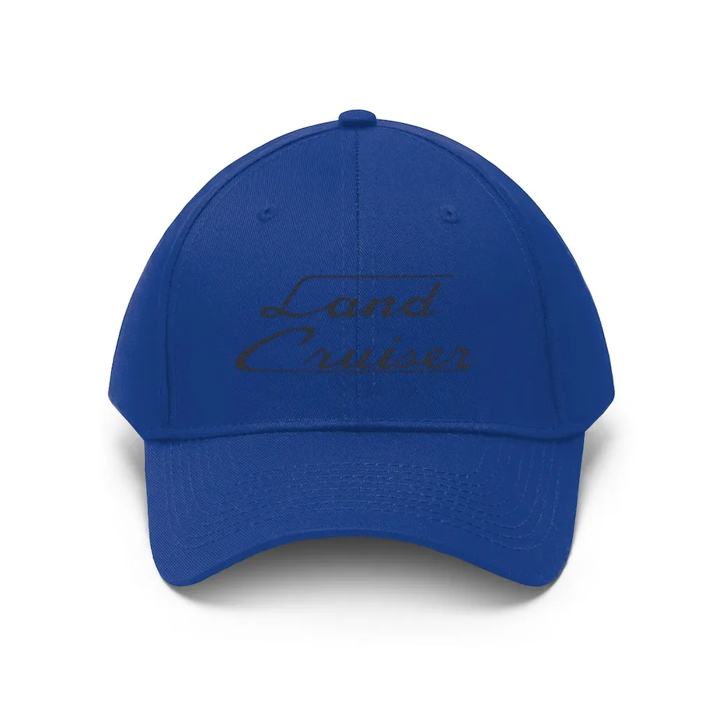 Toyota Land Cruiser Script - Embroidered Twill hat by Reefmonkey