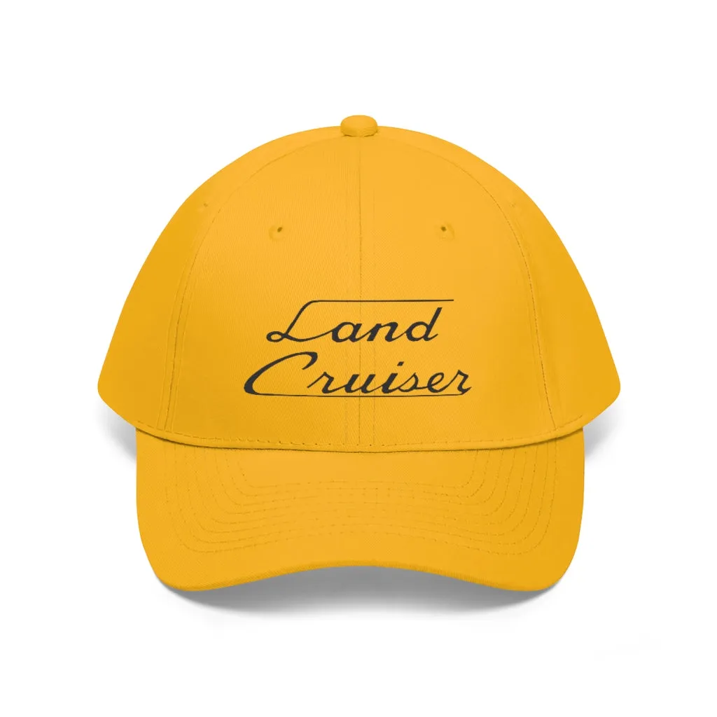 Toyota Land Cruiser Script - Embroidered Twill hat by Reefmonkey