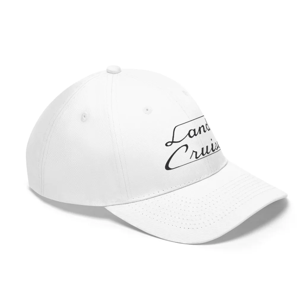 Toyota Land Cruiser Script - Embroidered Twill hat by Reefmonkey
