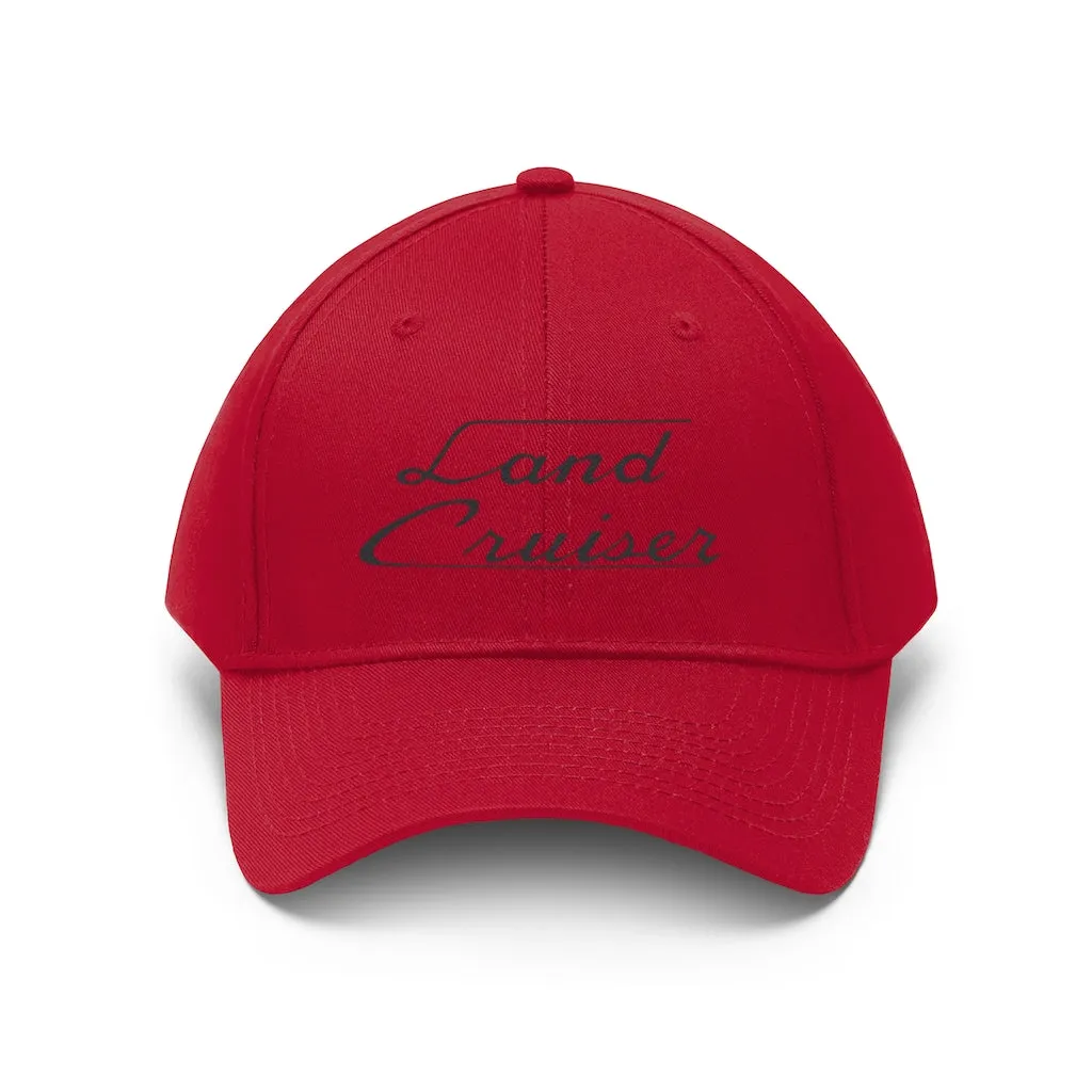 Toyota Land Cruiser Script - Embroidered Twill hat by Reefmonkey