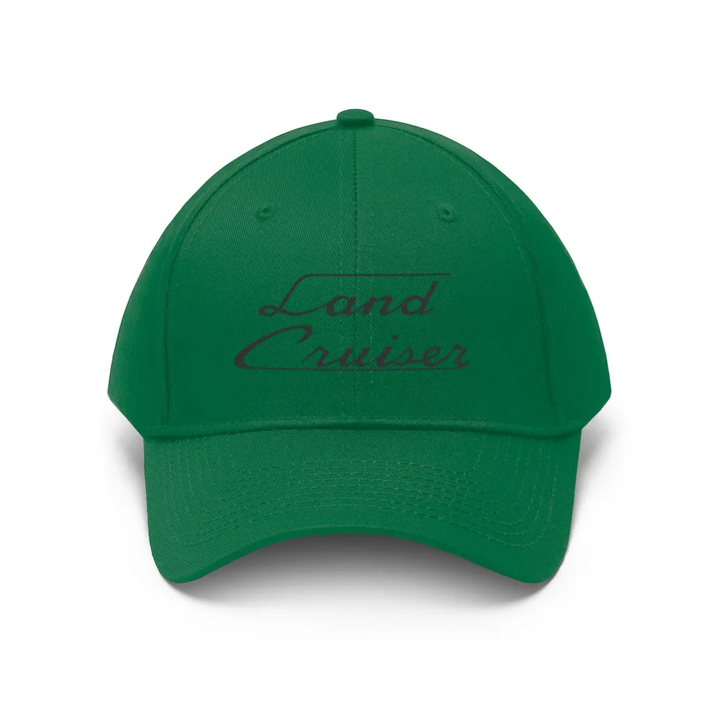 Toyota Land Cruiser Script - Embroidered Twill hat by Reefmonkey