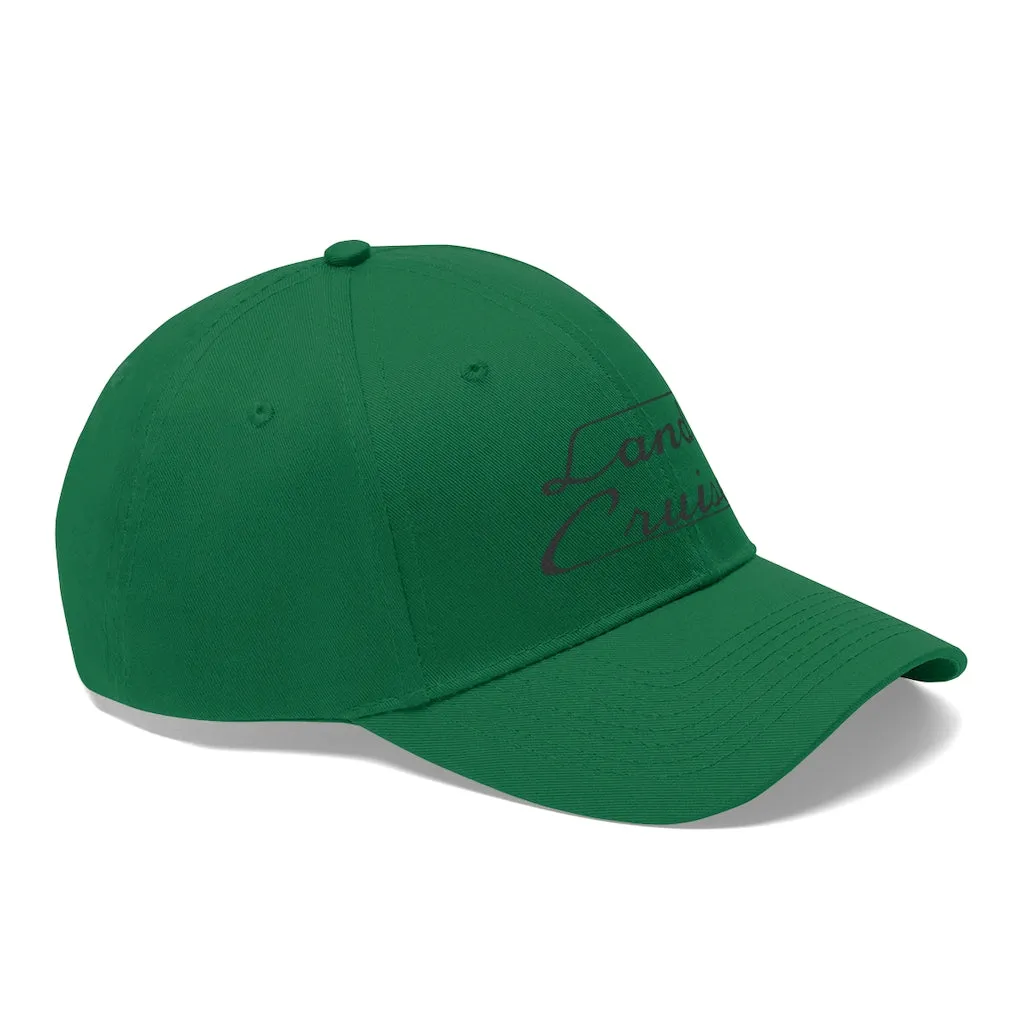 Toyota Land Cruiser Script - Embroidered Twill hat by Reefmonkey