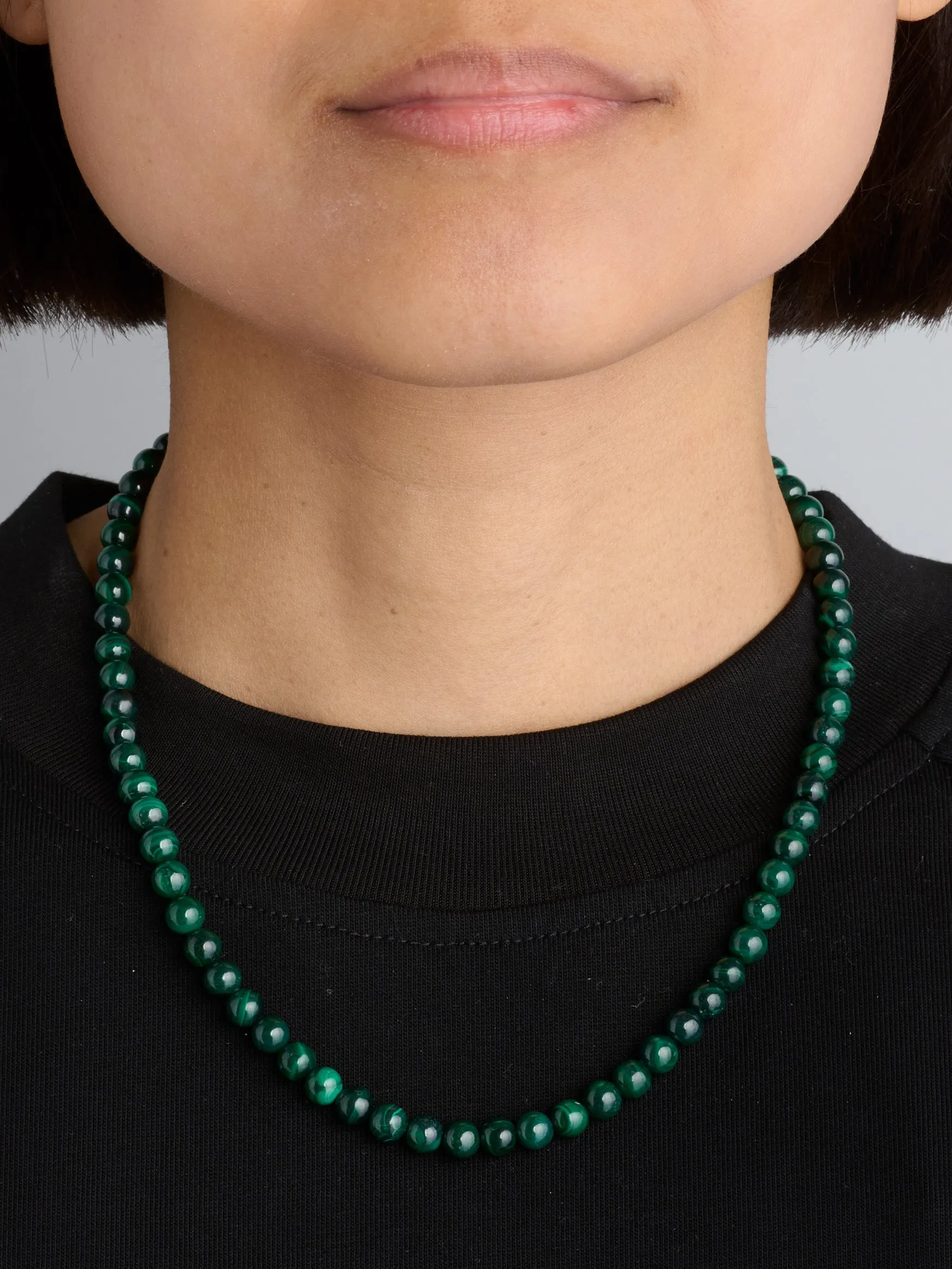 Transformative Malachite - Beaded Gemstone Necklace