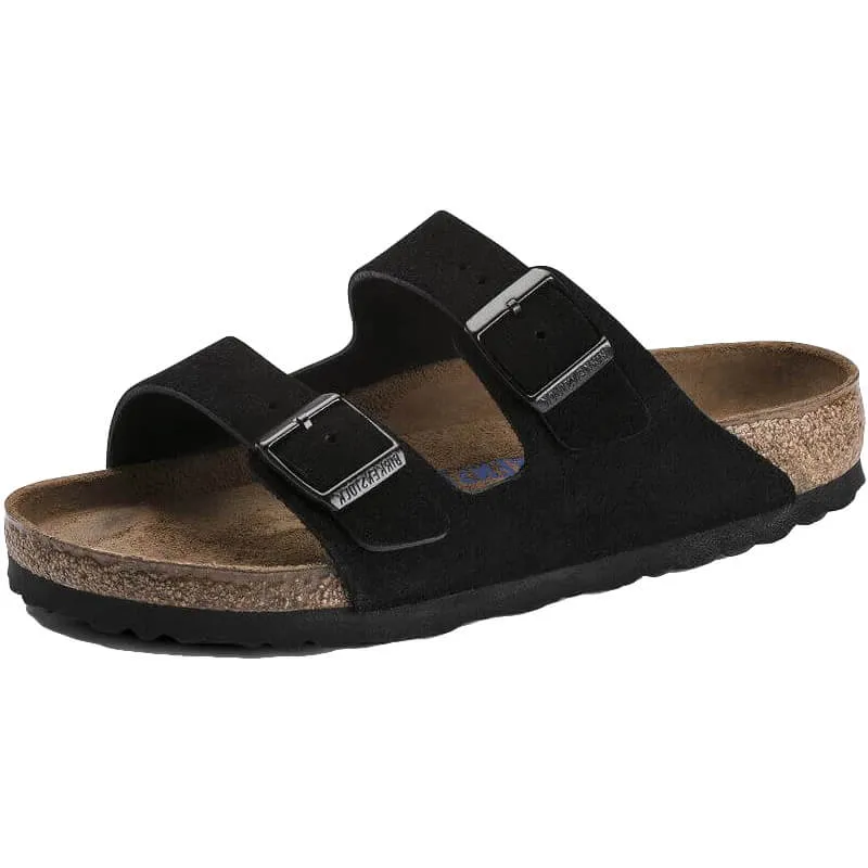 Unisex Birkenstock Arizona Soft Footbed Suede Leather - Regular