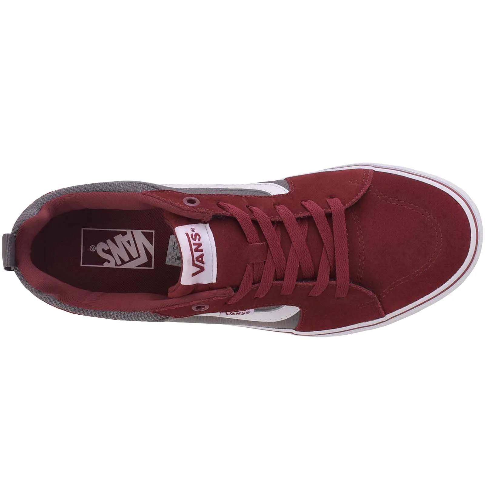 Vans Mens Filmore Low Trainers - Cabernet