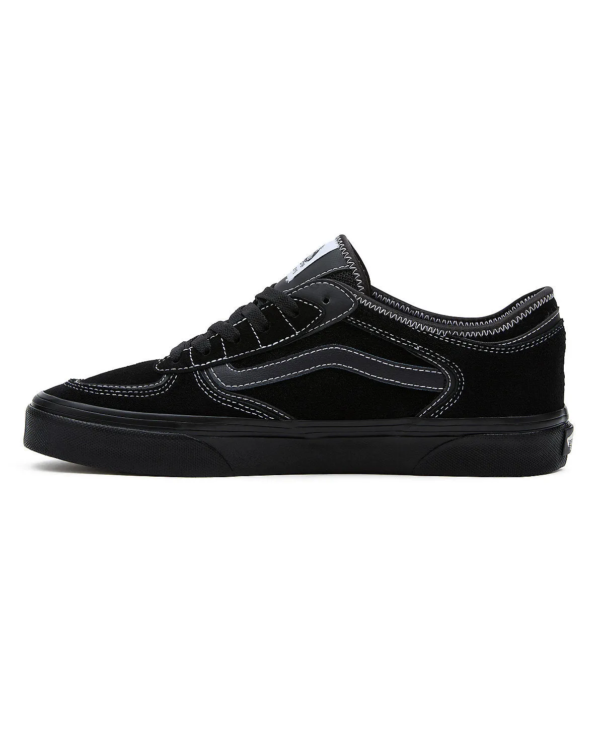VANS Unisex Rowley Classic Trainers - Black / Black