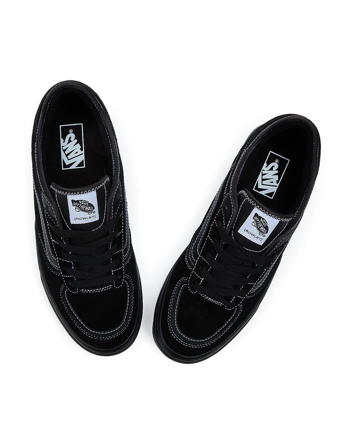 VANS Unisex Rowley Classic Trainers - Black / Black