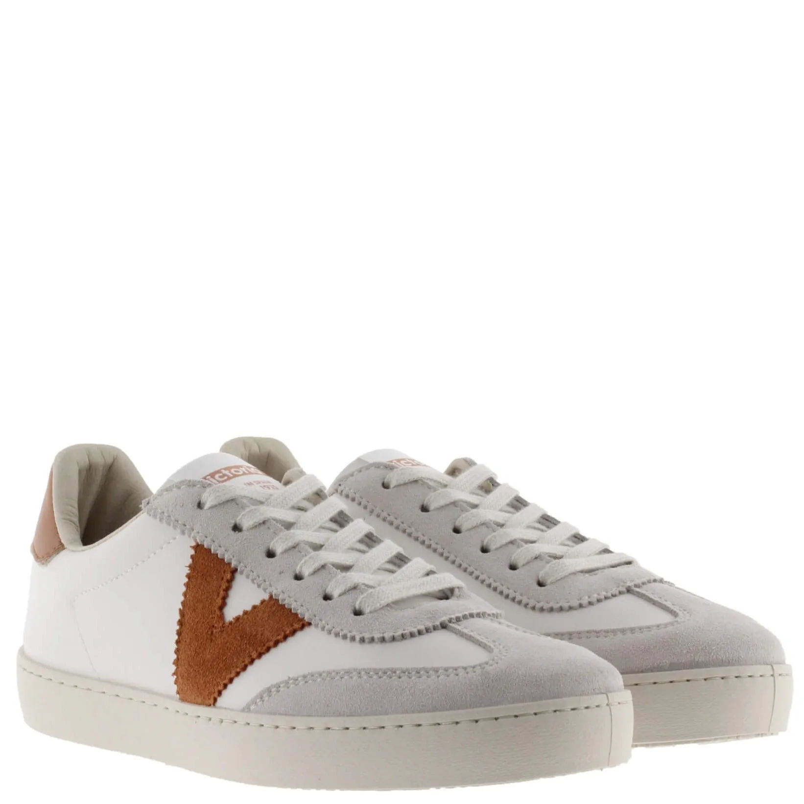 Victoria Berlin Suede Mix Sneakers - Rust