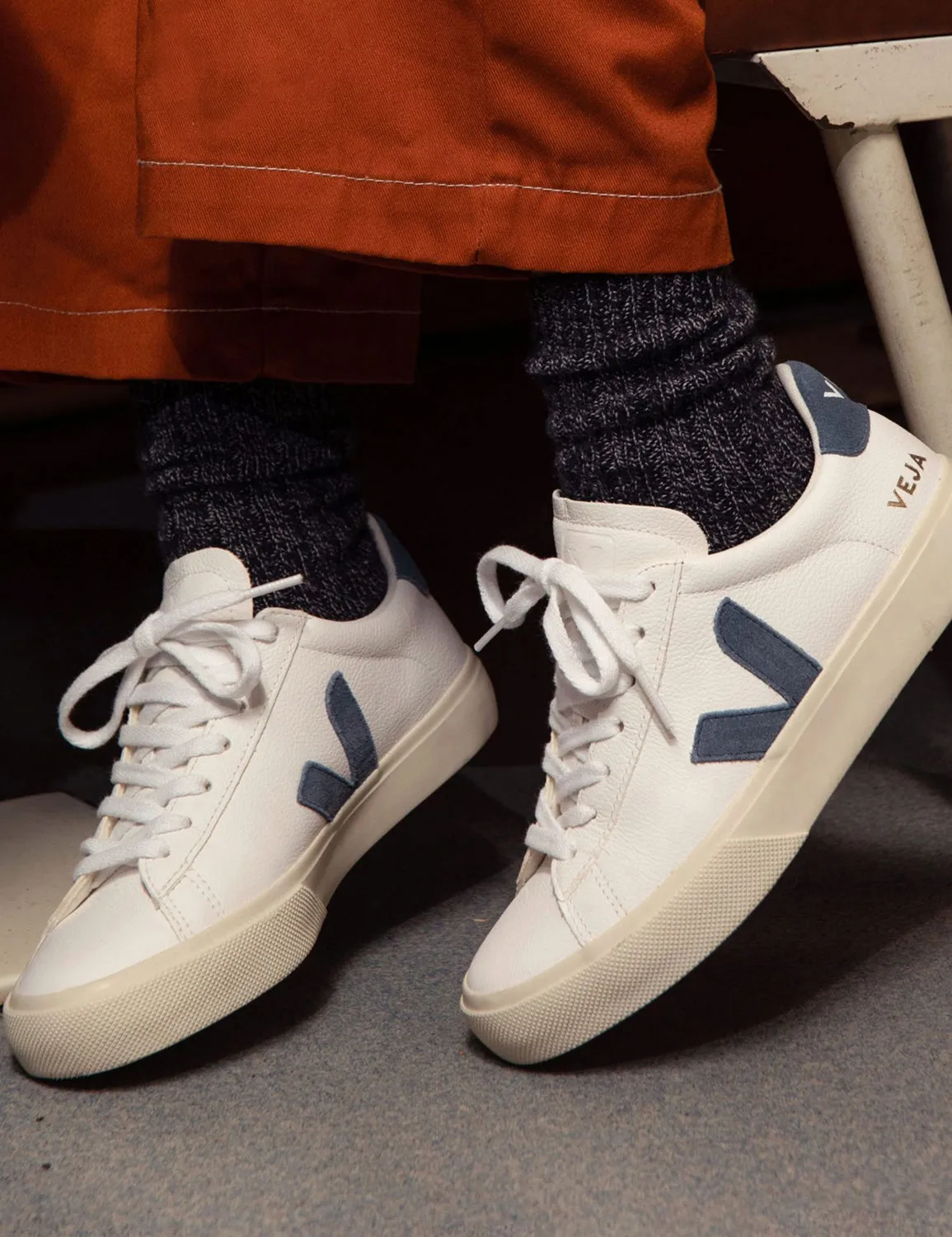 W. CAMPO CHROMEFREE LEATHER SNEAKER WHITE CALIFORNIA