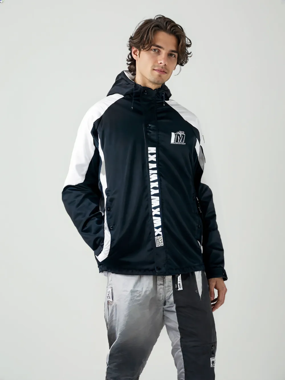 WBR25002 100% Polyester with Fur Lining Unisex Warm Windbreaker