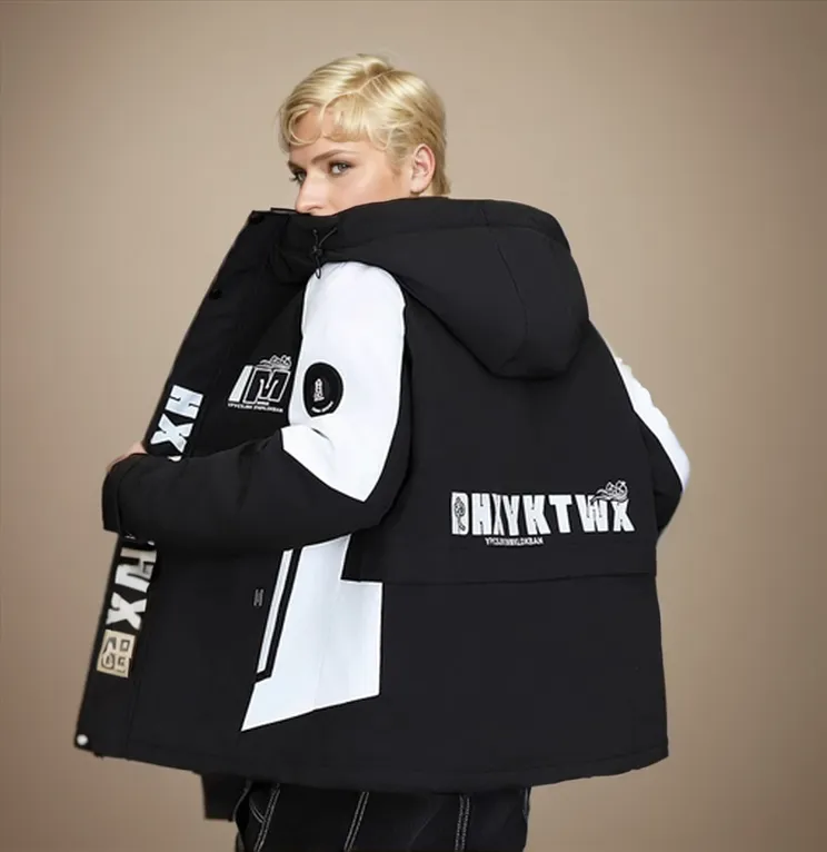 WBR25002 100% Polyester with Fur Lining Unisex Warm Windbreaker