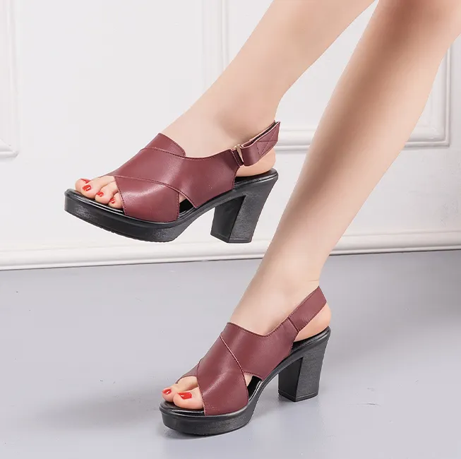 Women's Modern Genuine Leather Sandals